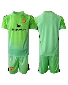 Billige Fotballdrakt Manchester United Keeper Replika Tredjedraktsett Barn 2025-26 Kortermet (med bukser)